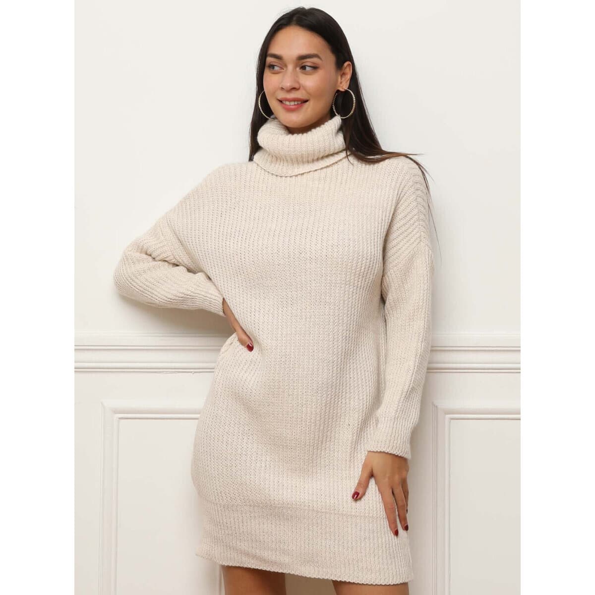 Women's Dresses La Modeuse Beige