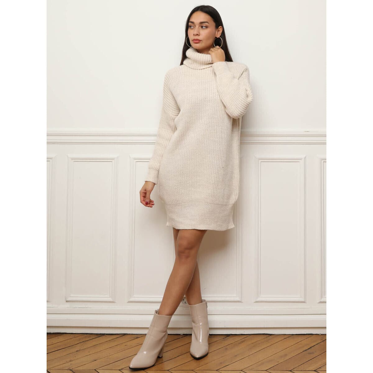 Women's Dresses La Modeuse Beige