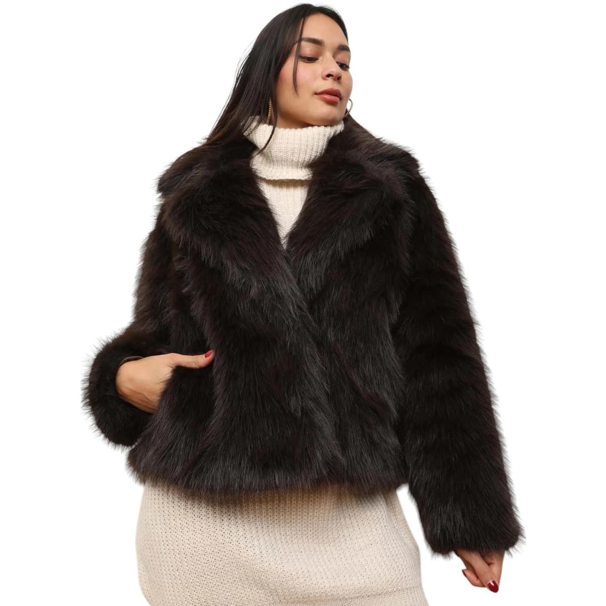 Women's Coats La Modeuse Brown