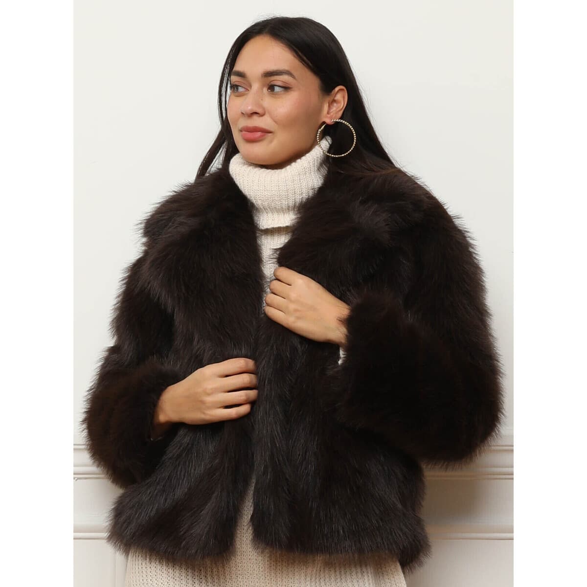 Women's Coats La Modeuse Brown