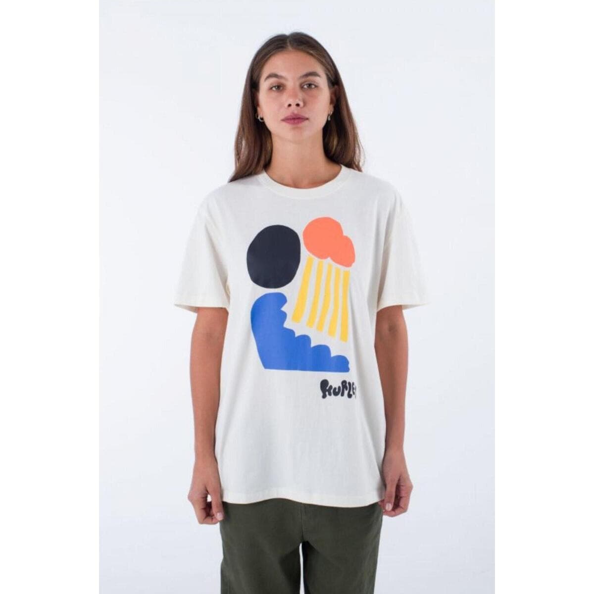 Women's T-Shirts Hurley White