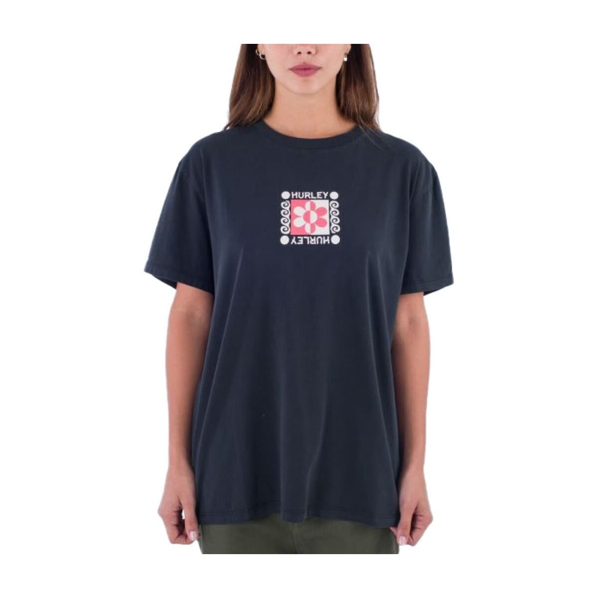 Women's T-Shirts Hurley Black