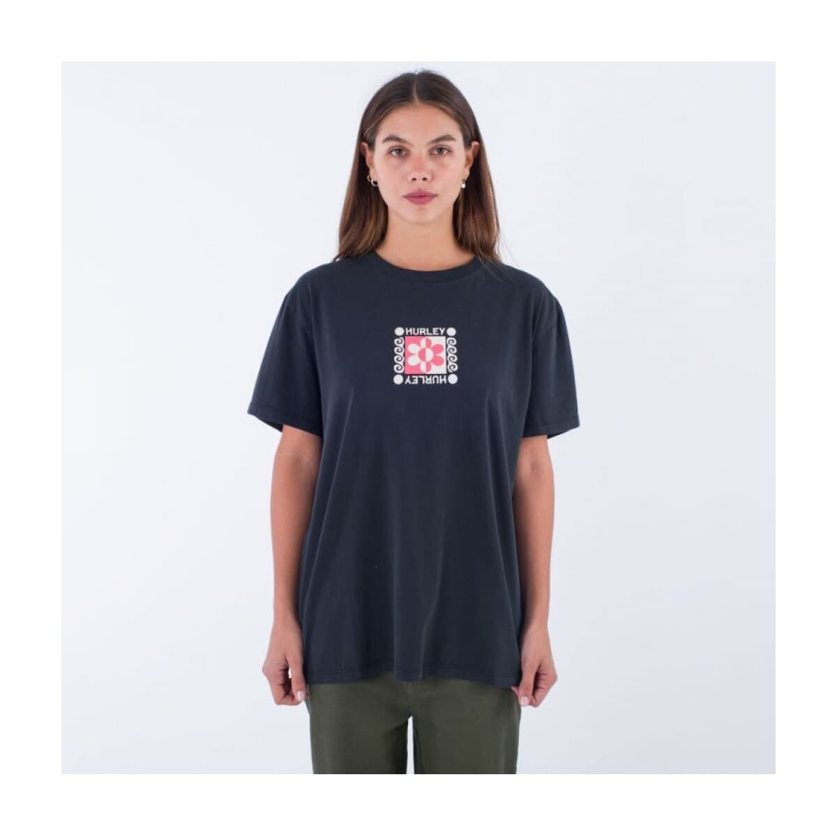 Women's T-Shirts Hurley Black