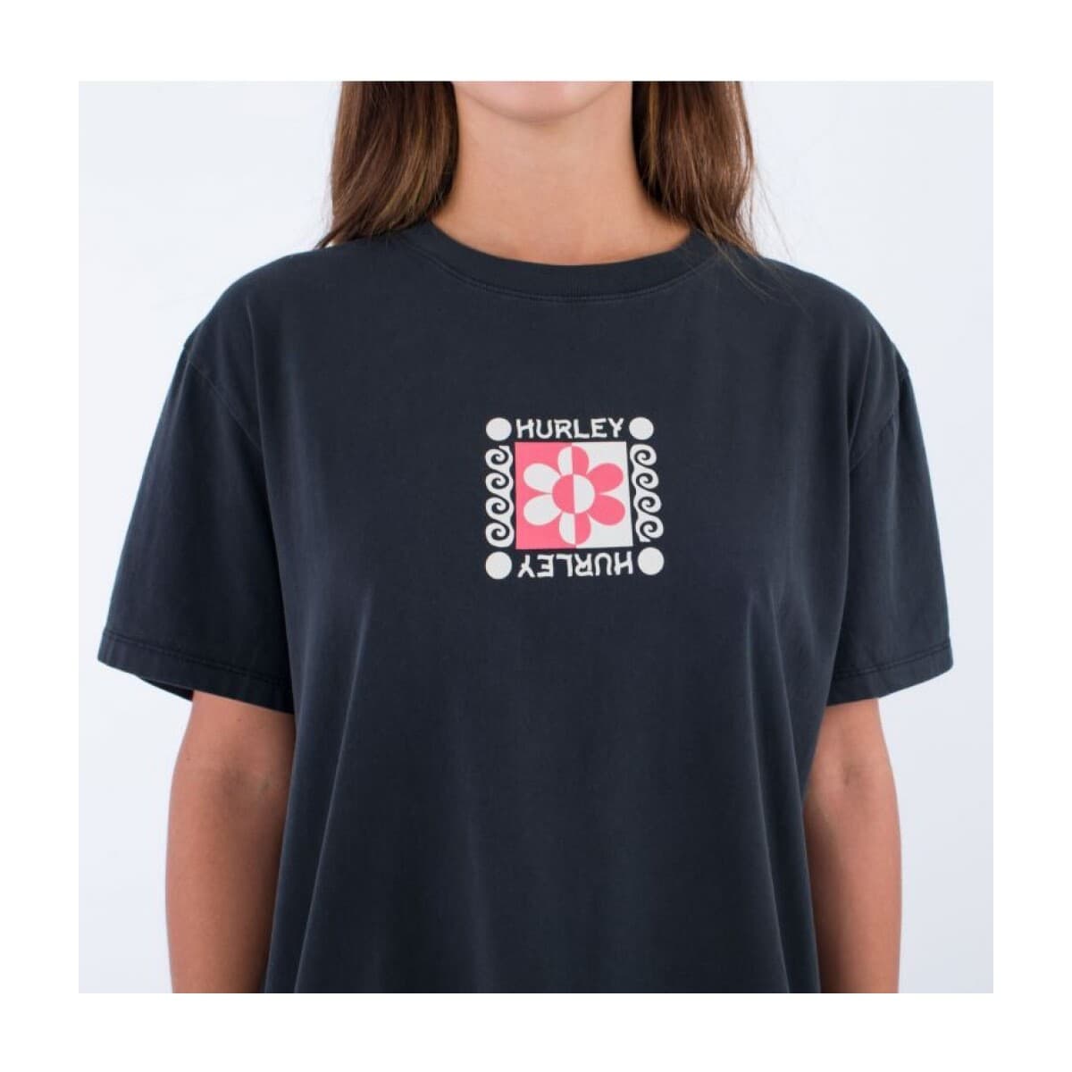 Women's T-Shirts Hurley Black