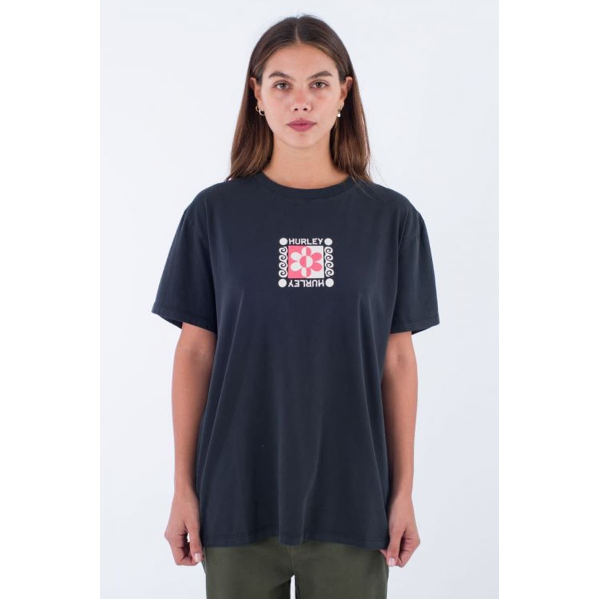 Women's T-Shirts Hurley Black