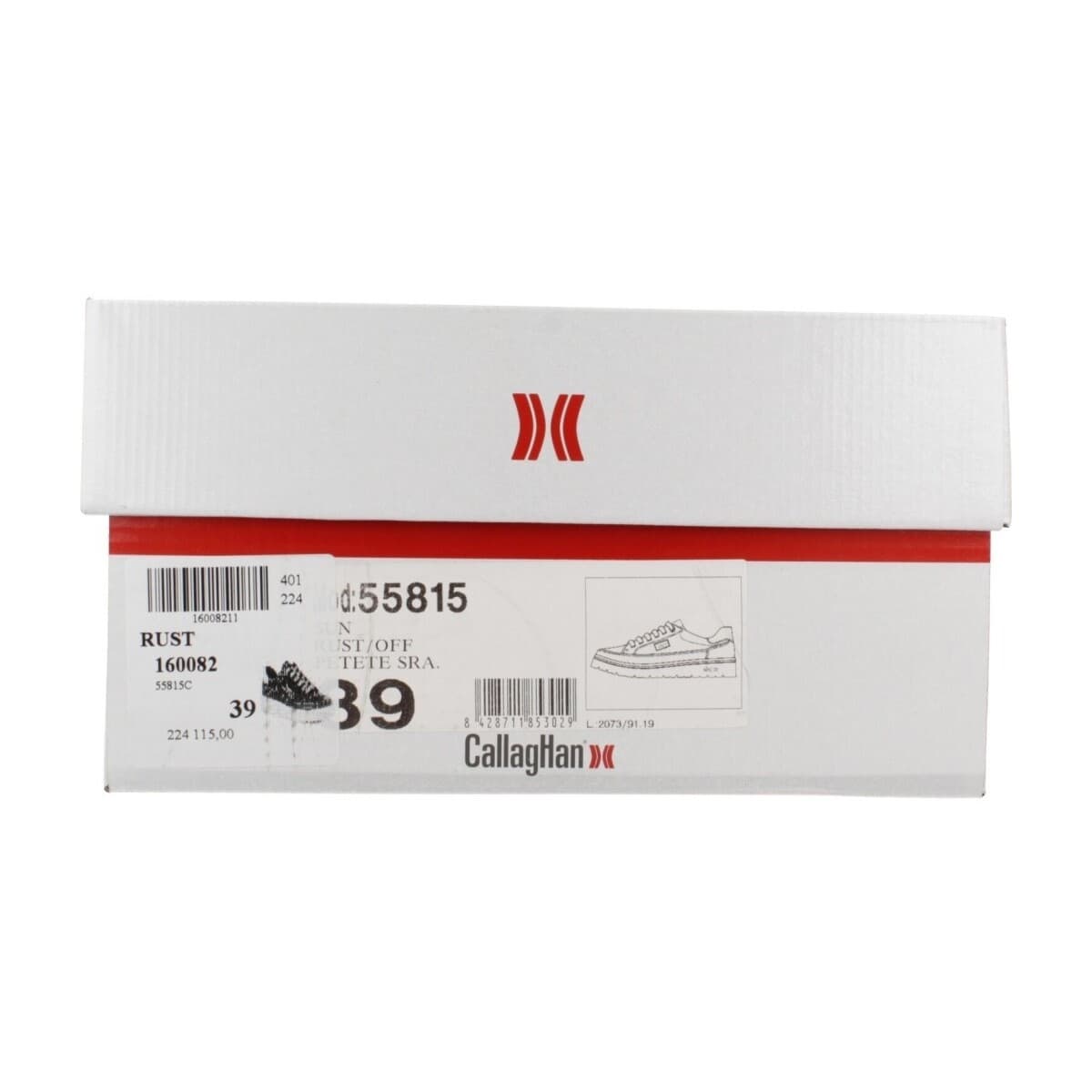 Women's Sneakers CallagHan Bordeaux