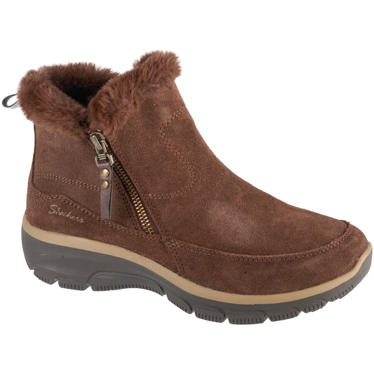 Women's Boots Skechers Brown