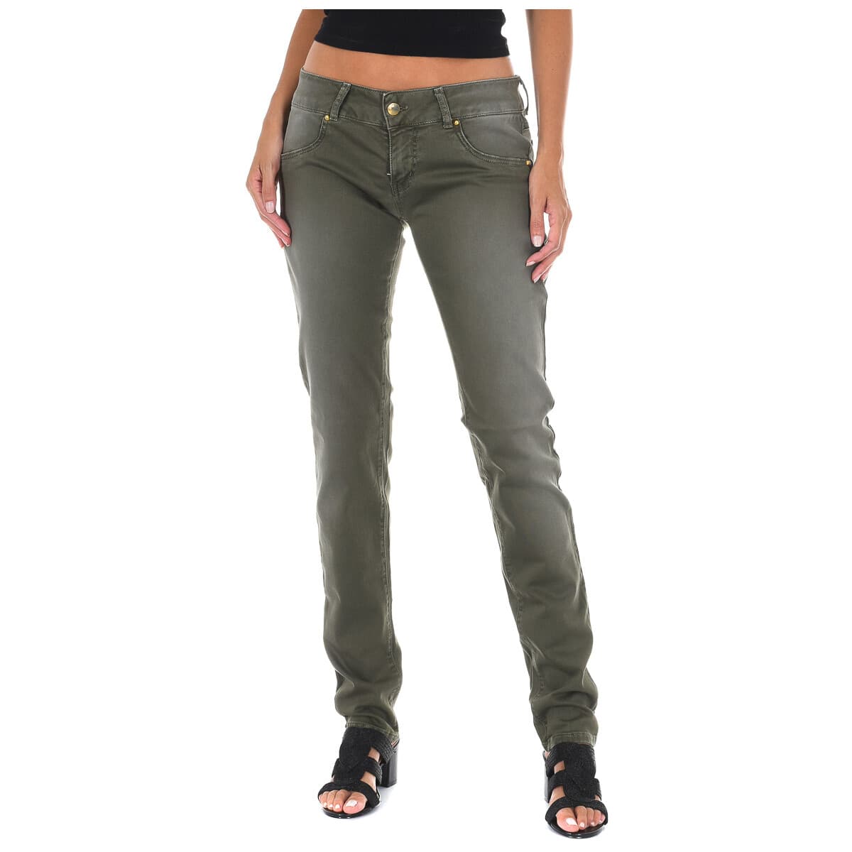 Women's Jeans Met Khaki