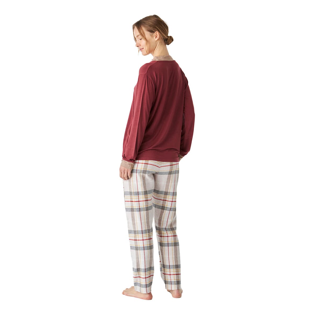 Women's Pajamas J&j Brothers Bordeaux
