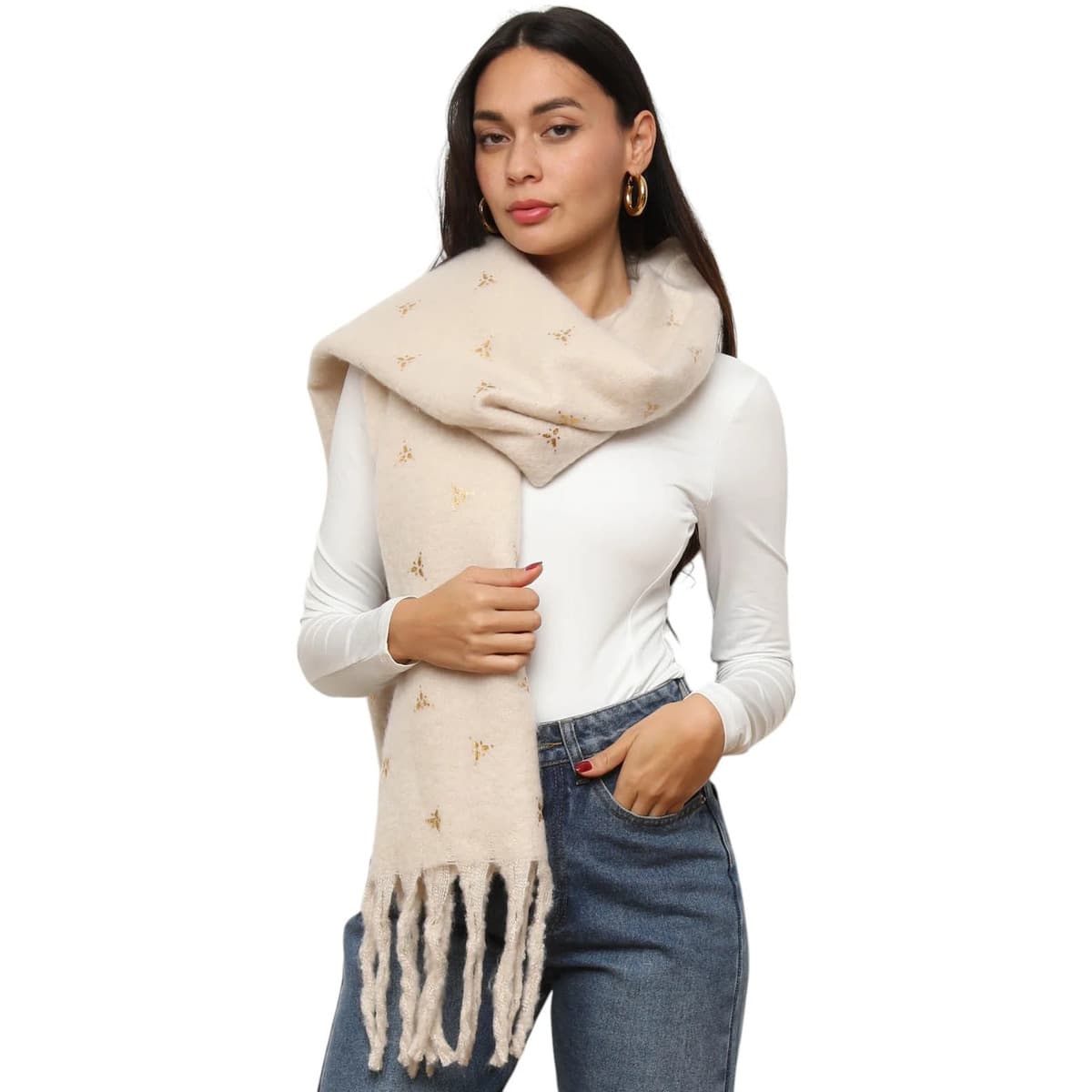 Women's Scarves La Modeuse Beige