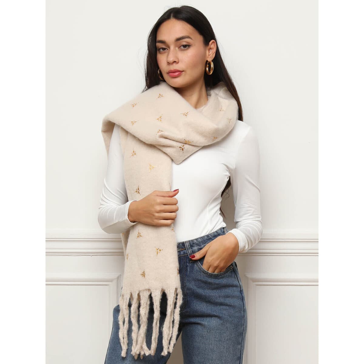 Women's Scarves La Modeuse Beige