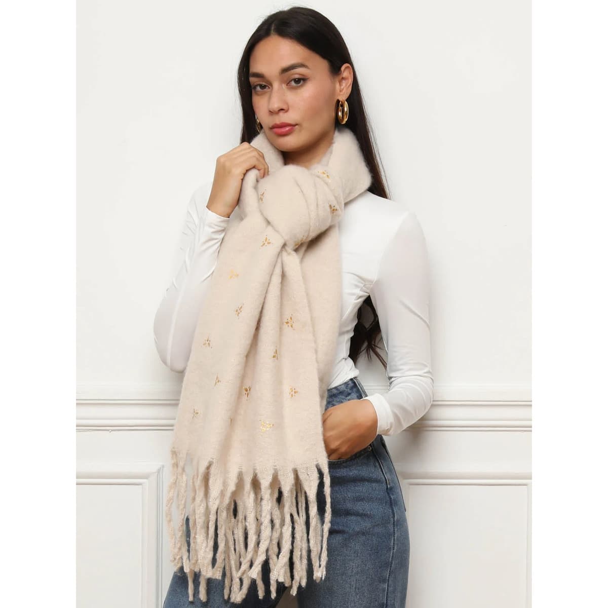 Women's Scarves La Modeuse Beige