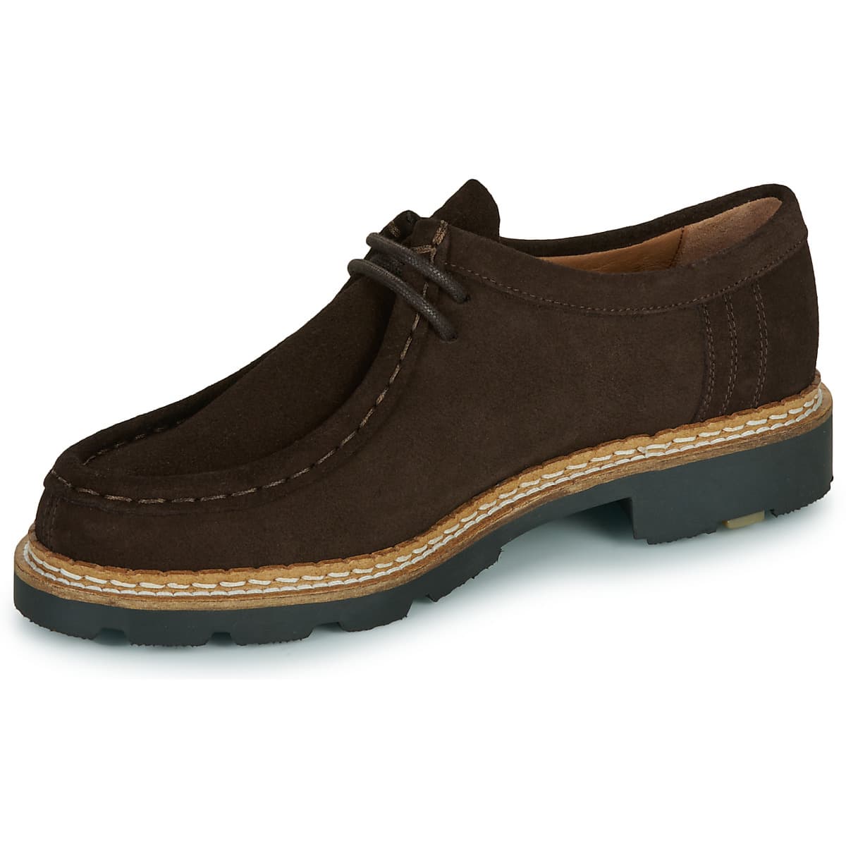 Women's Derby Shoes Pellet Brown