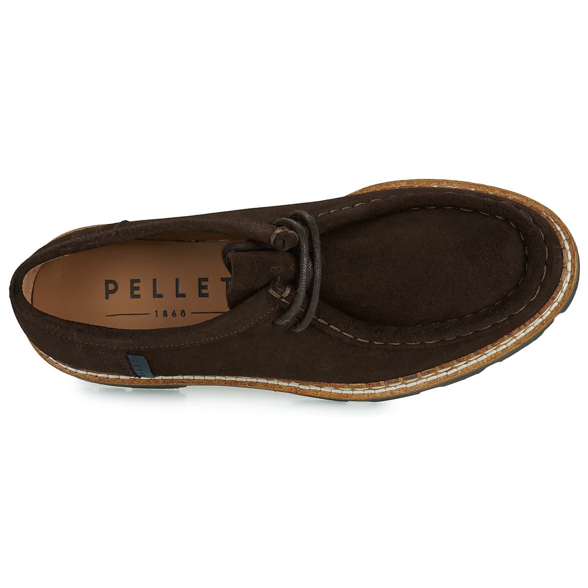 Women's Derby Shoes Pellet Brown