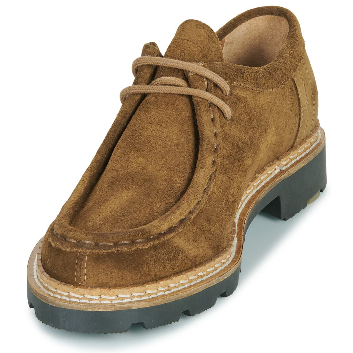 Women's Derby Shoes Pellet Brown