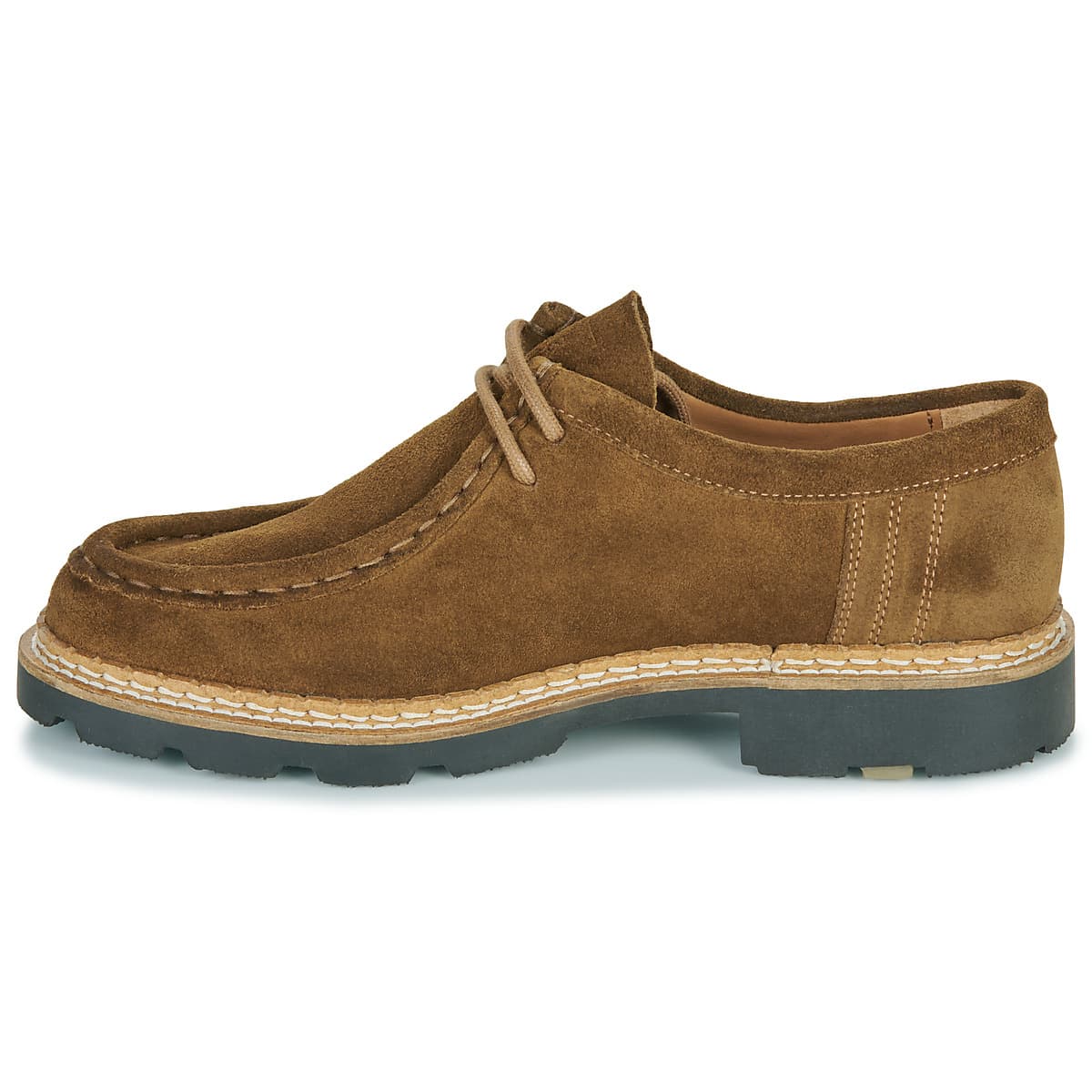 Women's Derby Shoes Pellet Brown