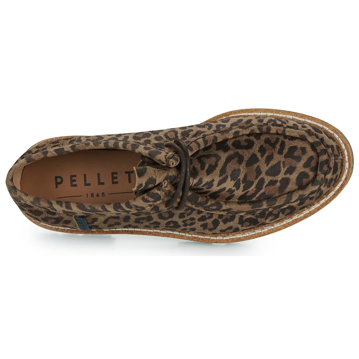 Women's Derby Shoes Pellet Beige