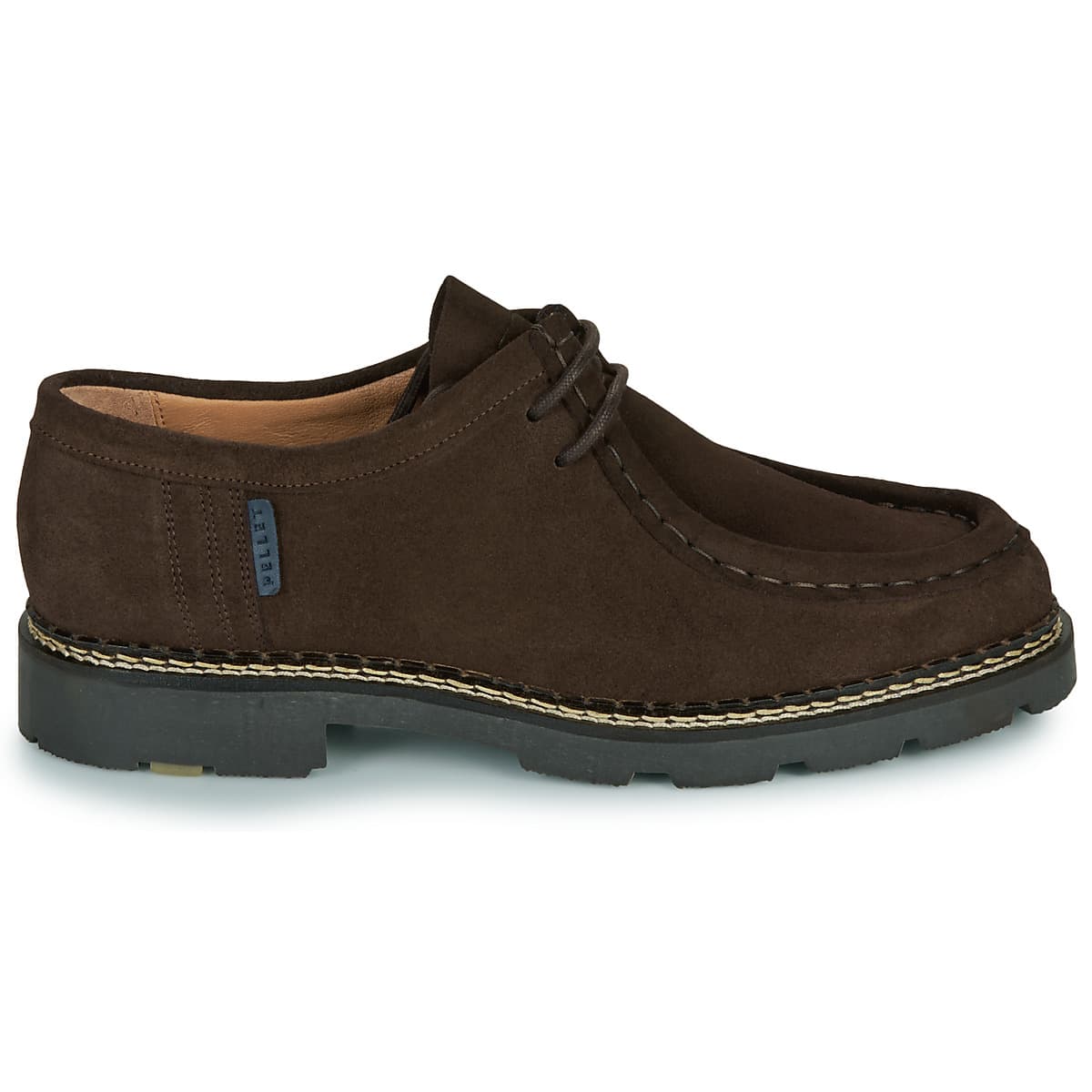 Men's Derby Shoes Pellet Brown