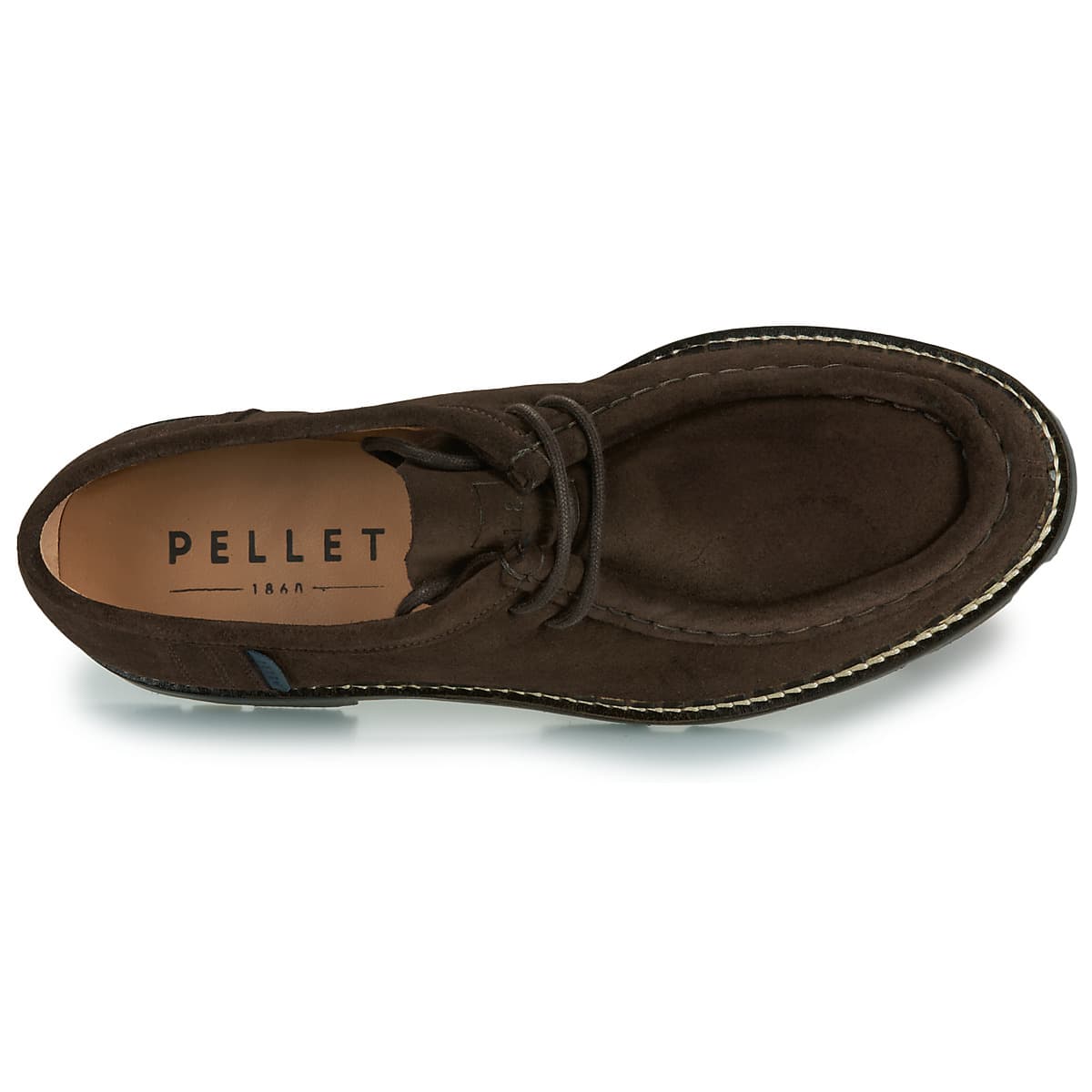 Men's Derby Shoes Pellet Brown