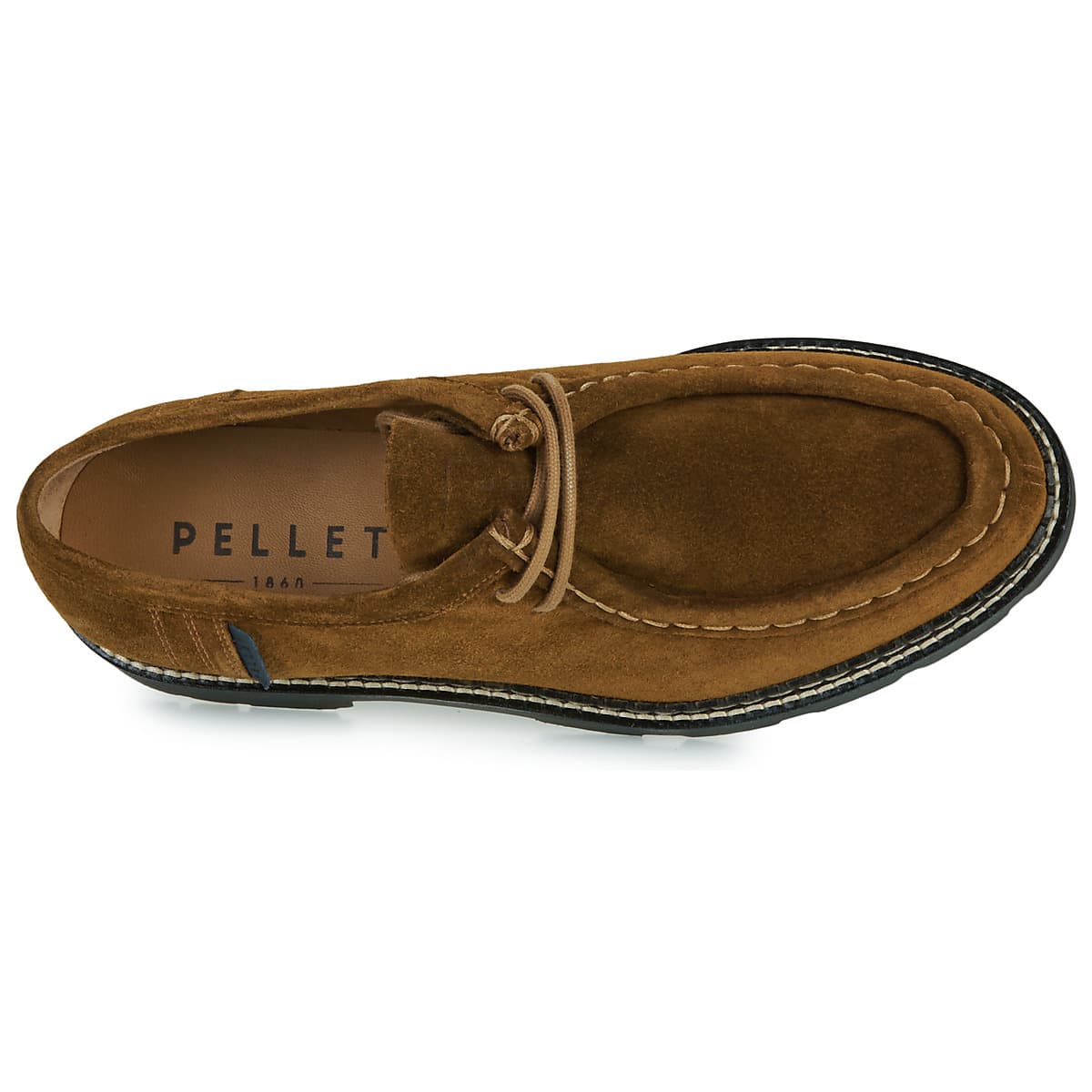 Men's Derby Shoes Pellet Brown