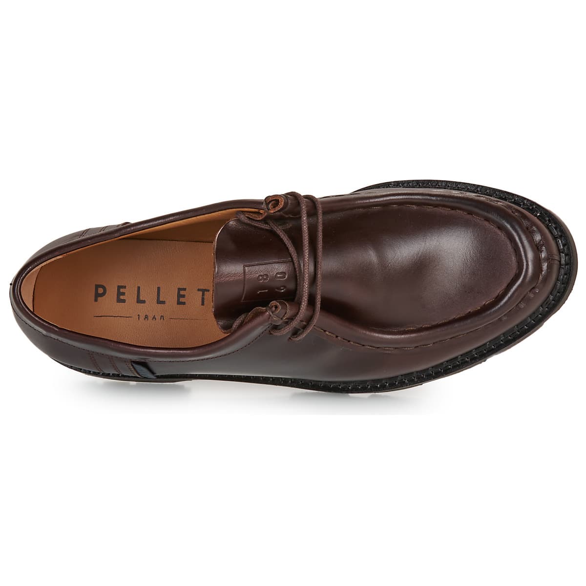 Men's Derby Shoes Pellet Brown