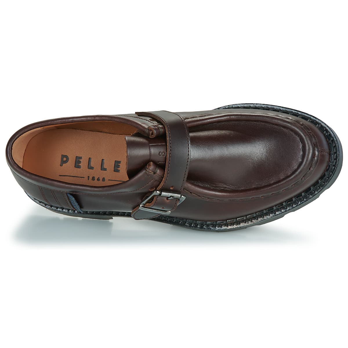 Women's Derby Shoes Pellet Brown