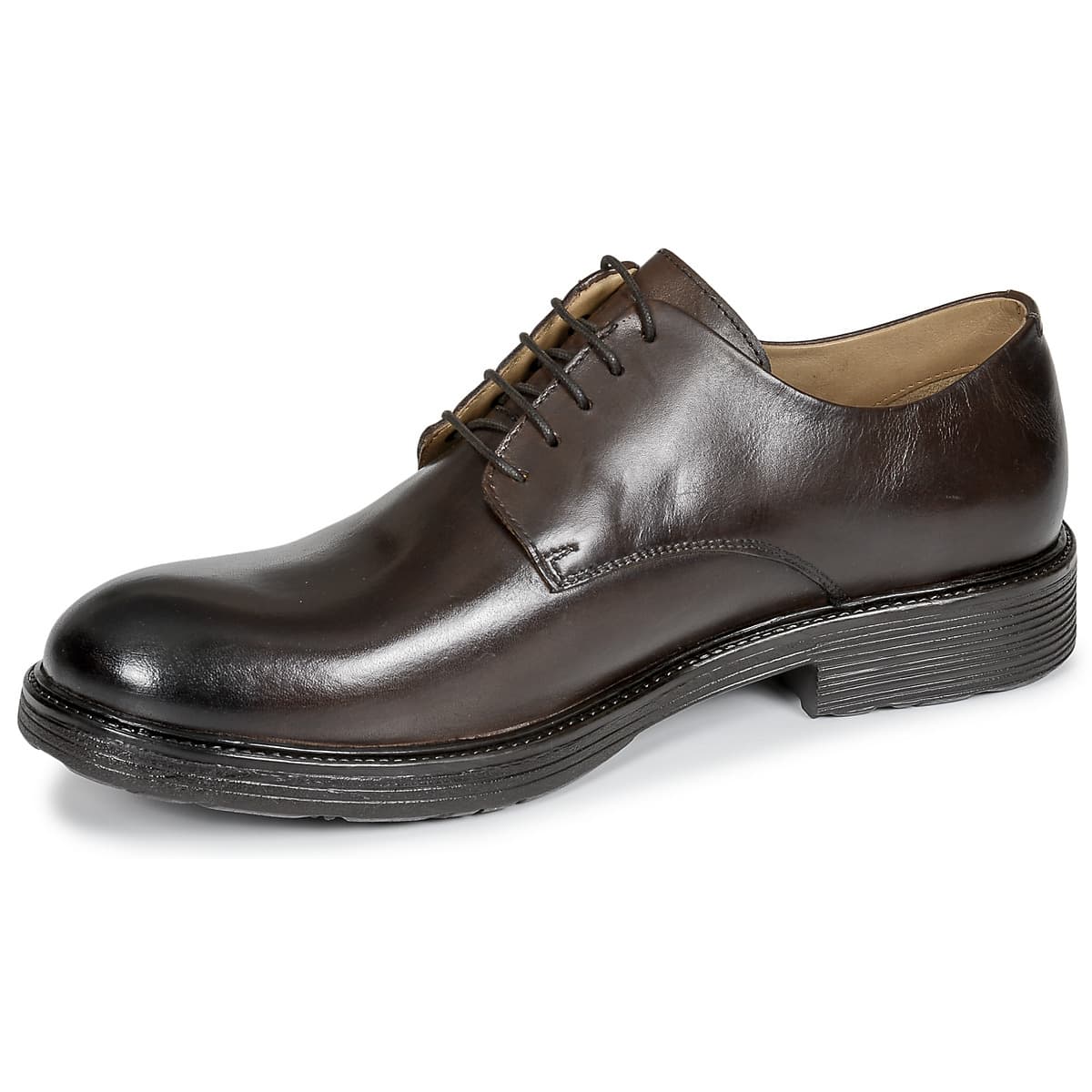 Men's Derby Shoes Pellet Brown