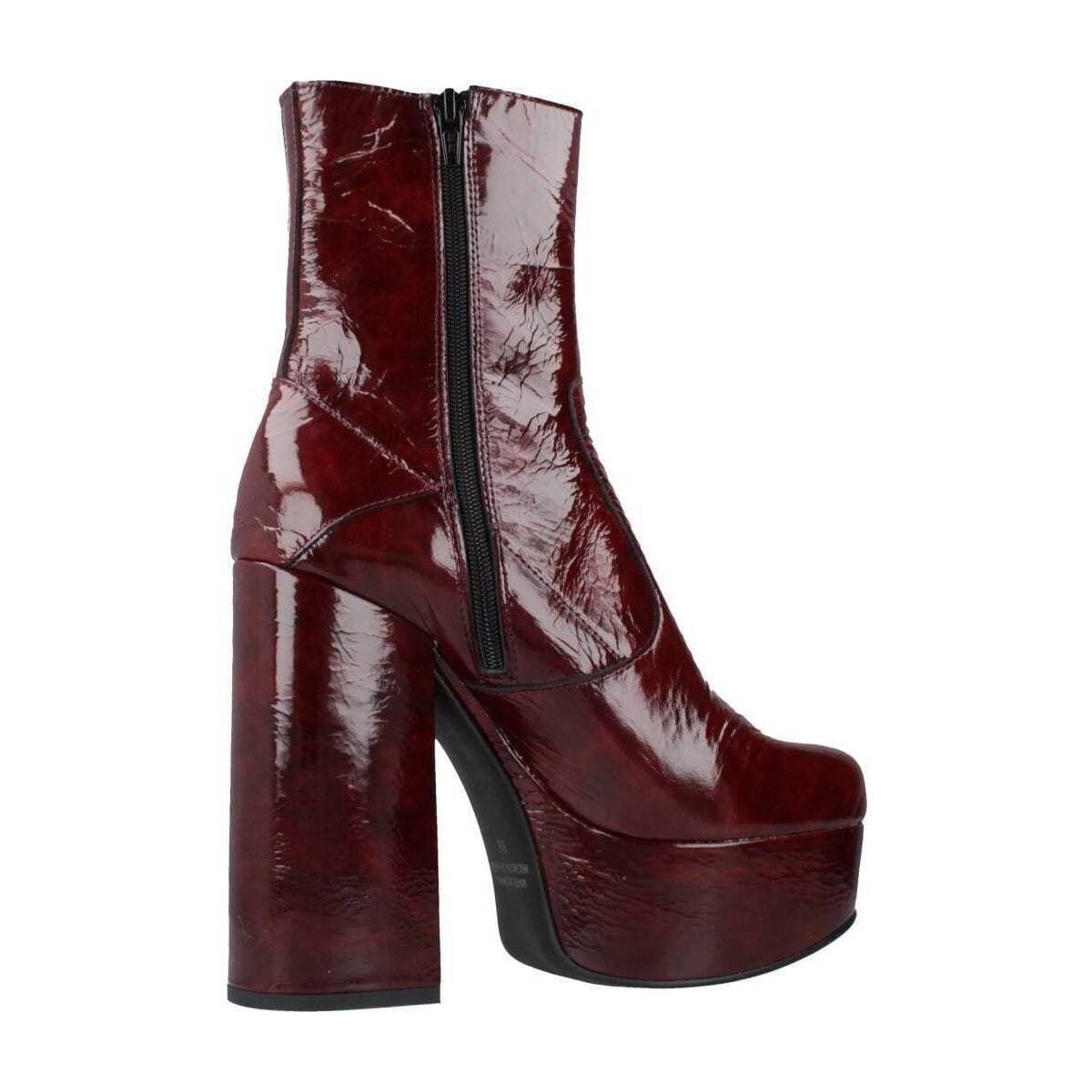 Women's Boots Yellow Bordeaux