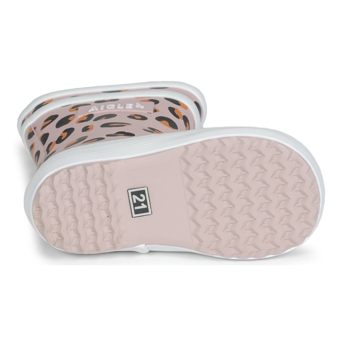 Girls' Wellington Boots Aigle Pink