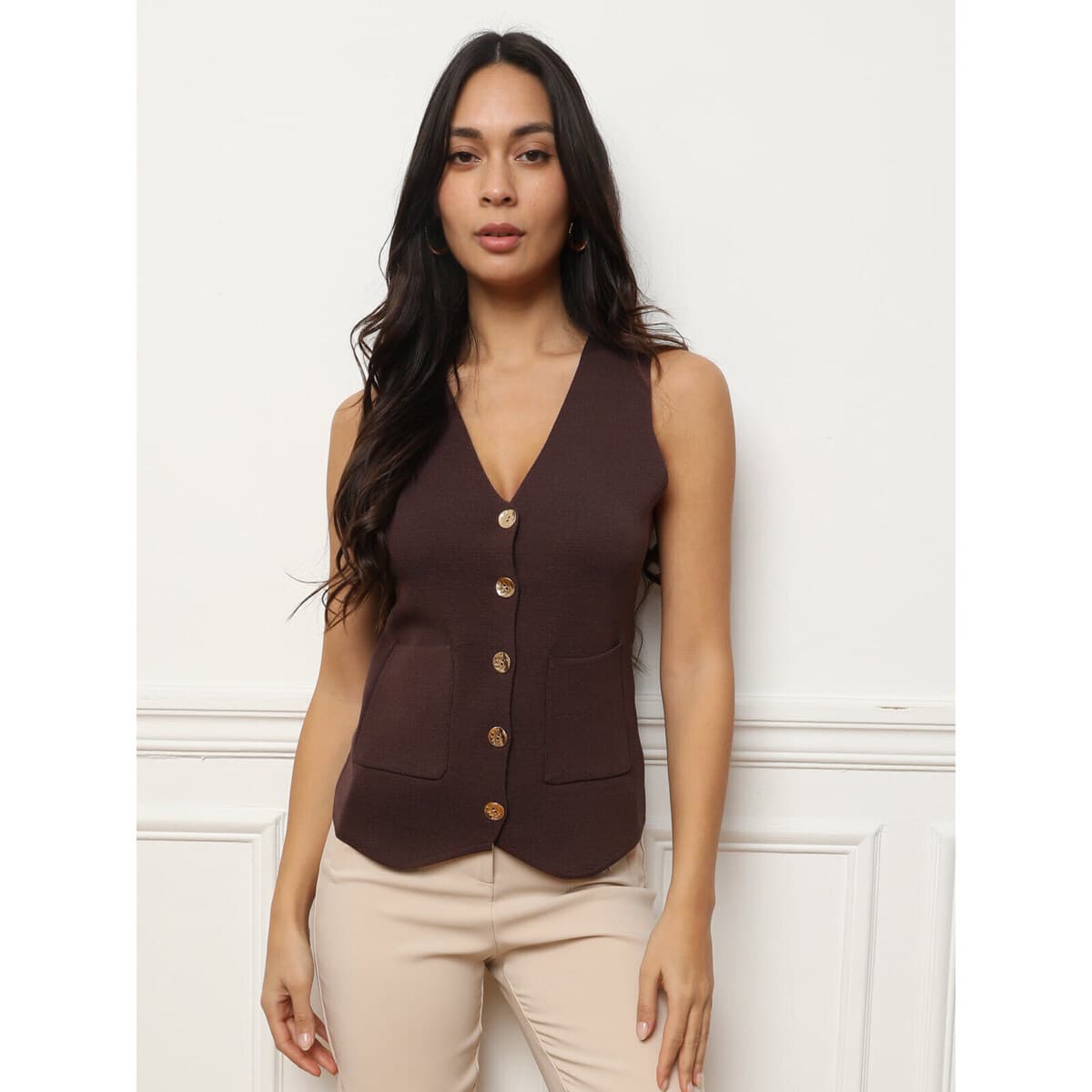 Women's Blazers La Modeuse Brown