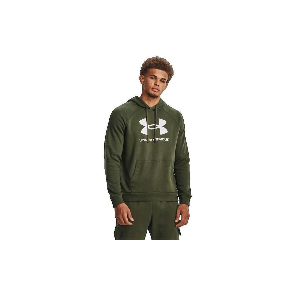 T-shirt με κουκούλα Under Armour Sweat-Shirt Ua Rival En Polaire Avec Logo