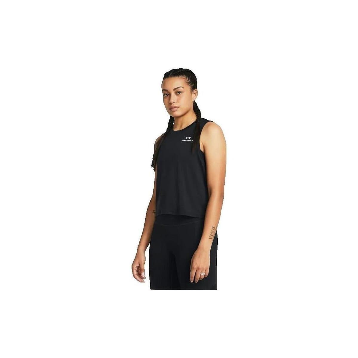 Women's Sleeveless Tops Under Armour White