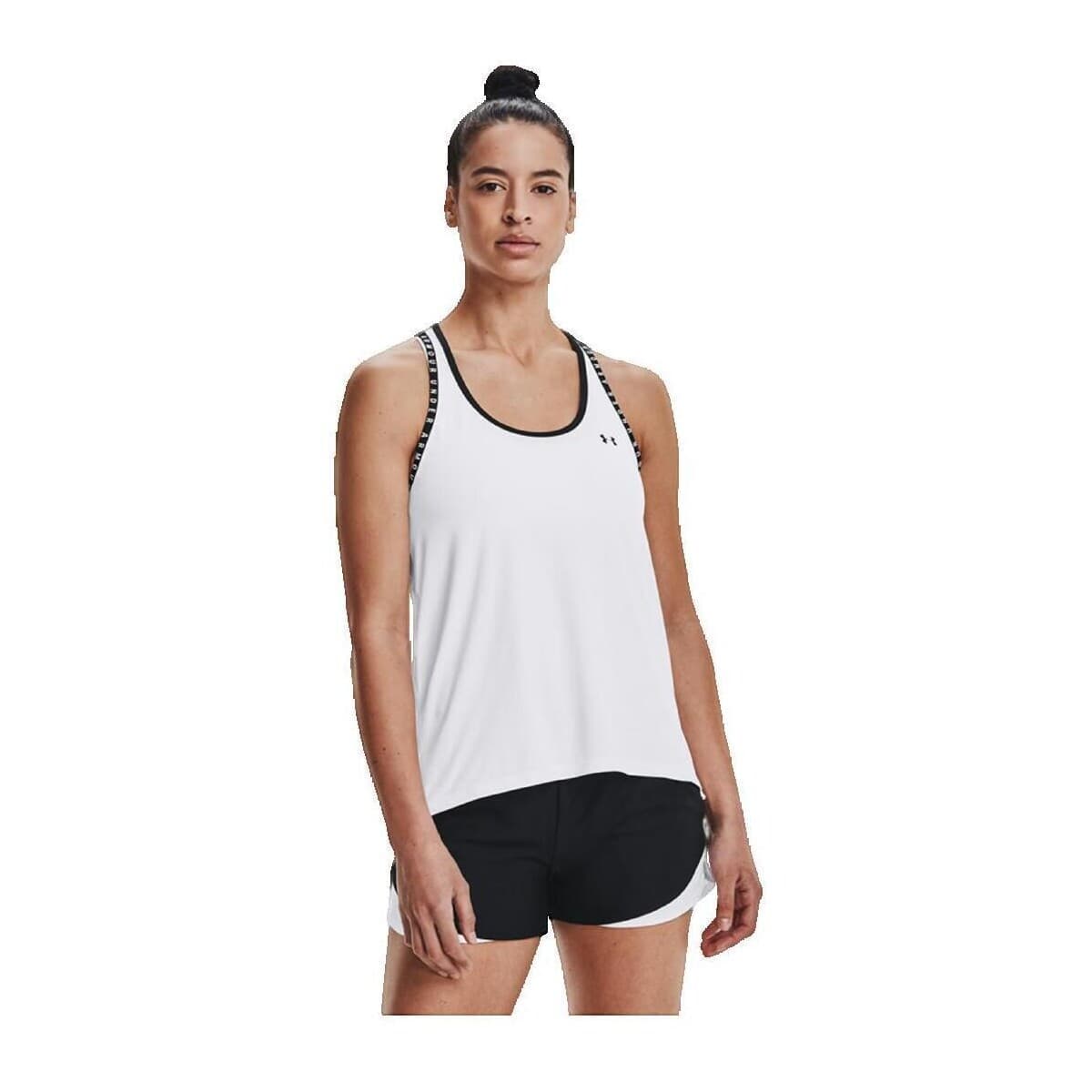 Women's Sleeveless Tops Under Armour White