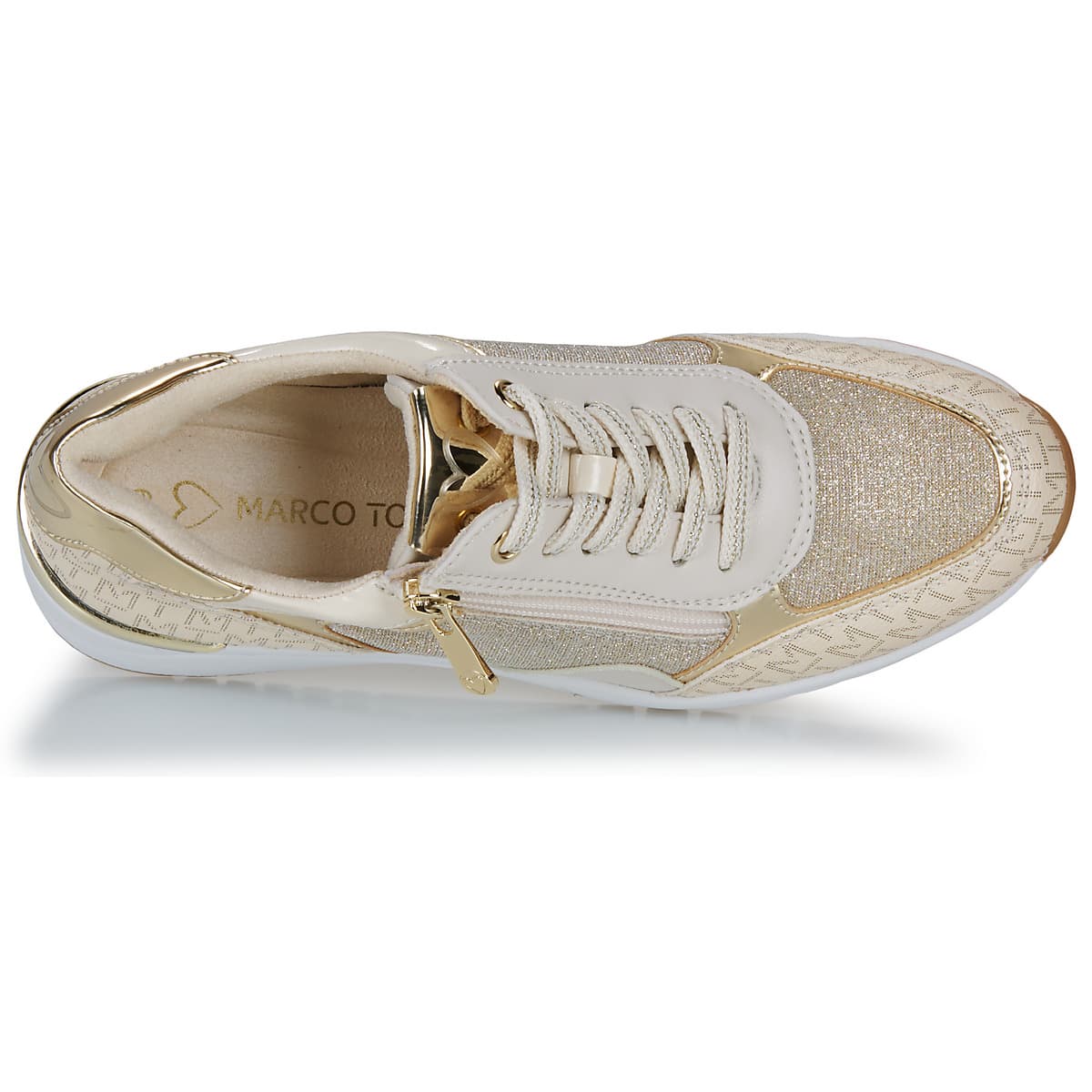 Women's Sneakers Marco Tozzi Gold