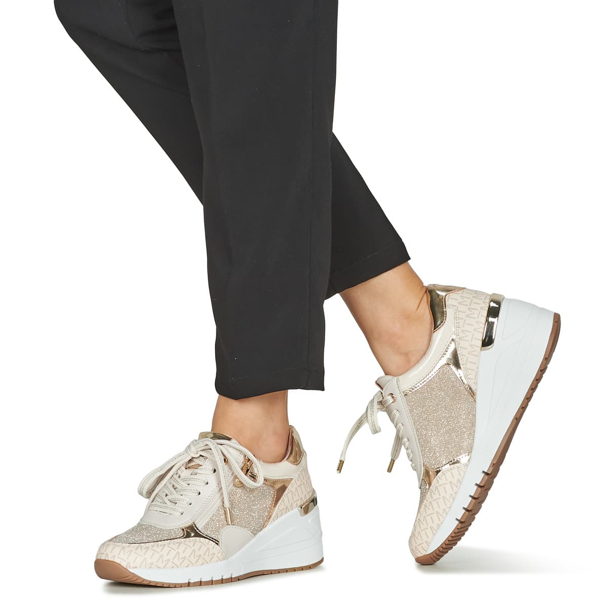 Women's Sneakers Marco Tozzi Gold