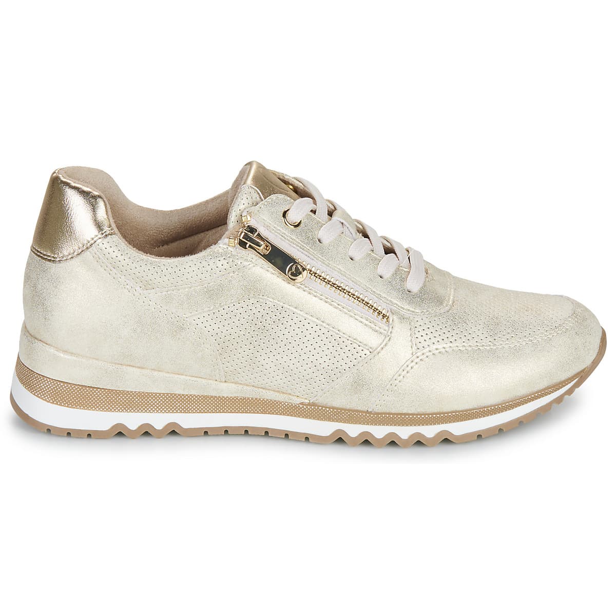Women's Sneakers Marco Tozzi Gold