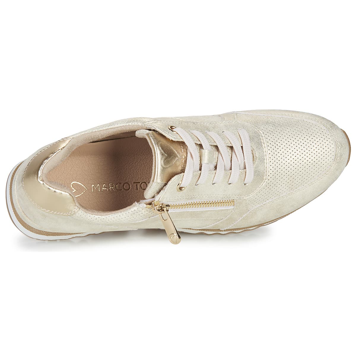 Women's Sneakers Marco Tozzi Gold