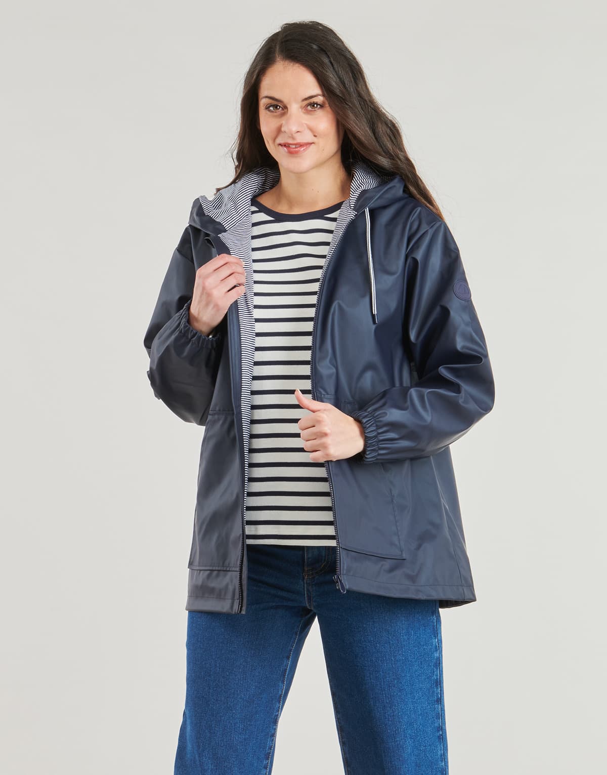 Women's Parkas Petit Bateau Blue