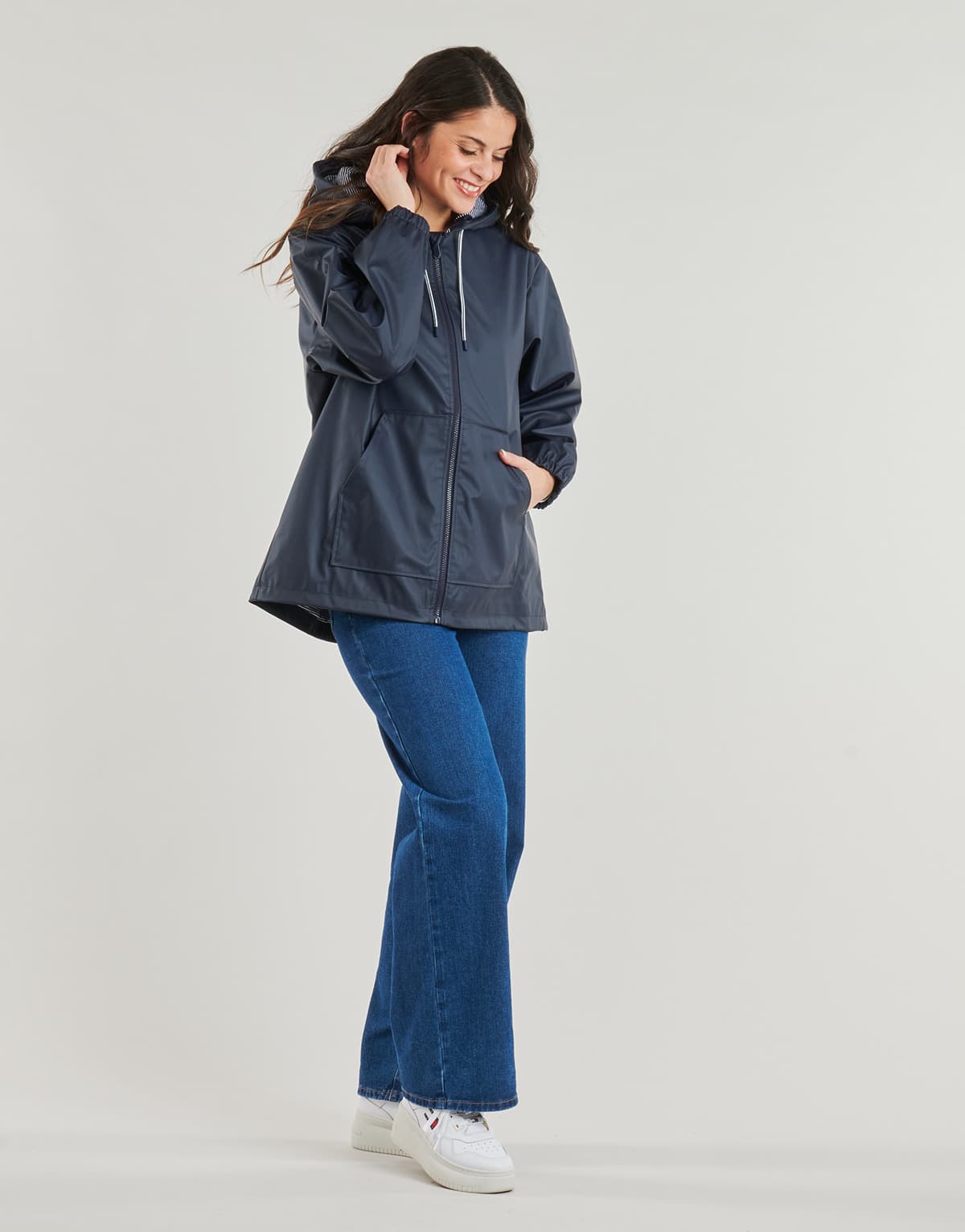 Women's Parkas Petit Bateau Blue