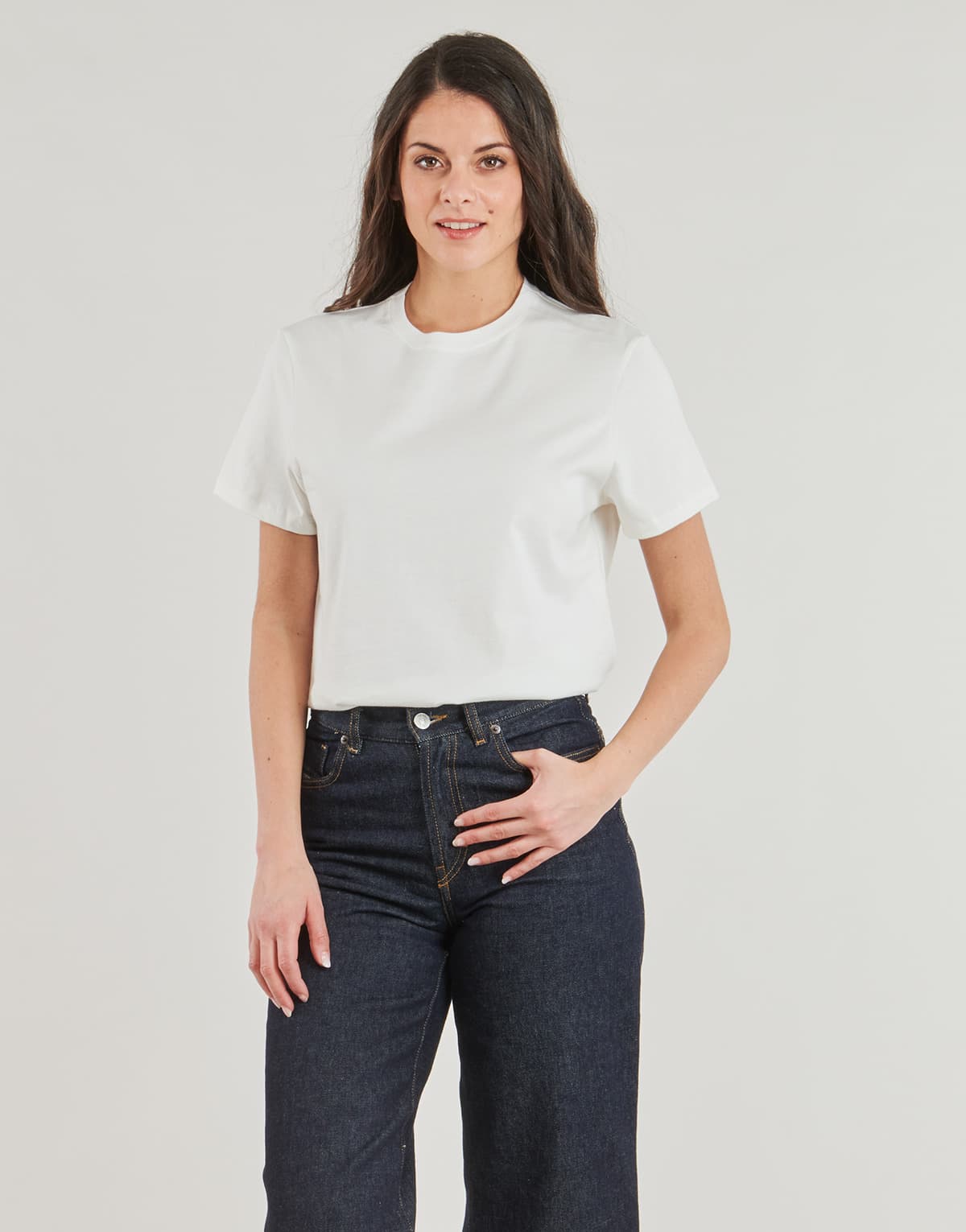 Women's T-Shirts Petit Bateau White