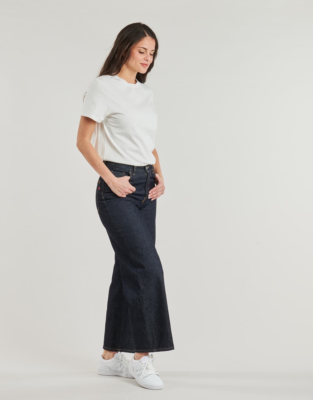 Women's T-Shirts Petit Bateau White