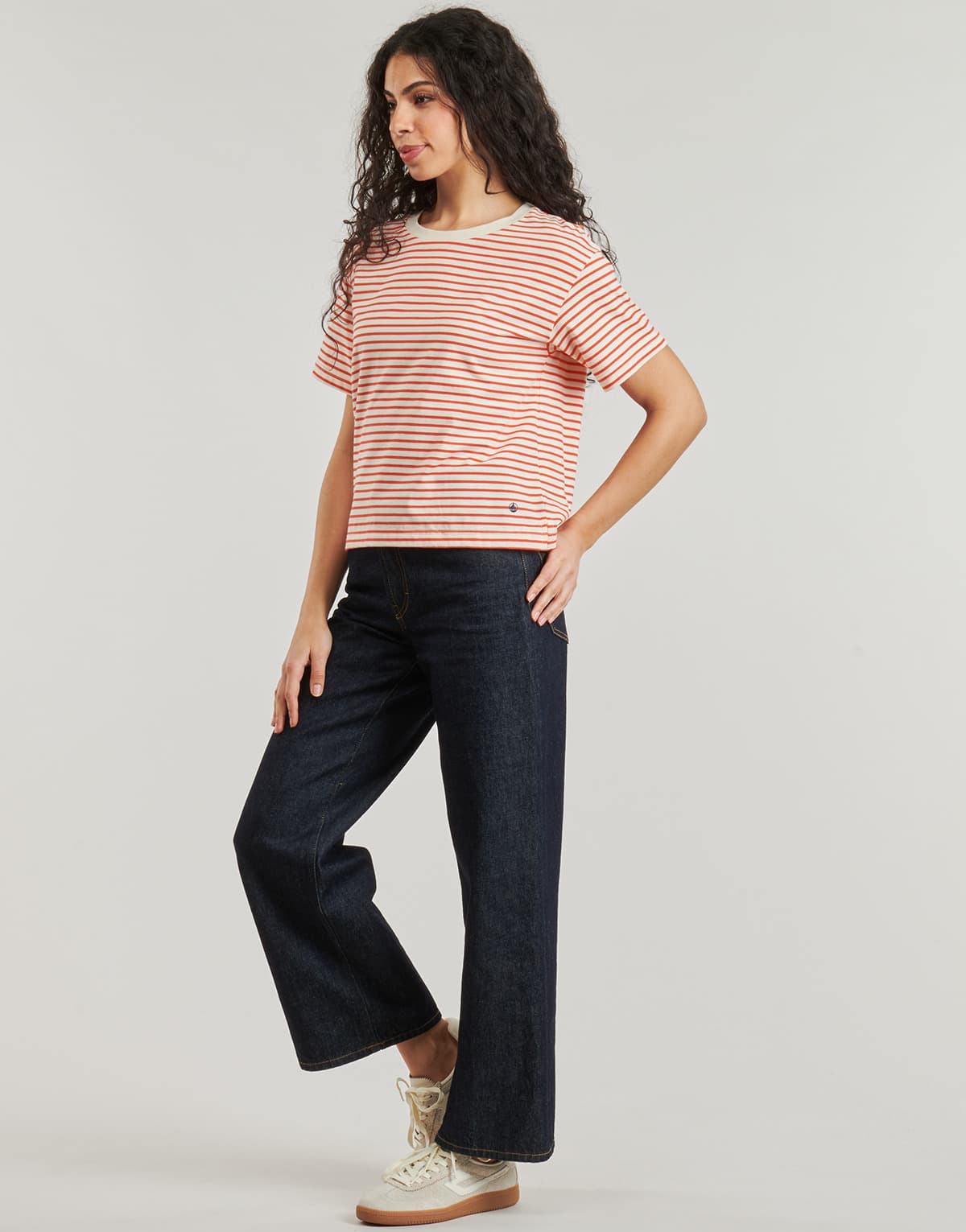 Women's T-Shirts Petit Bateau Red