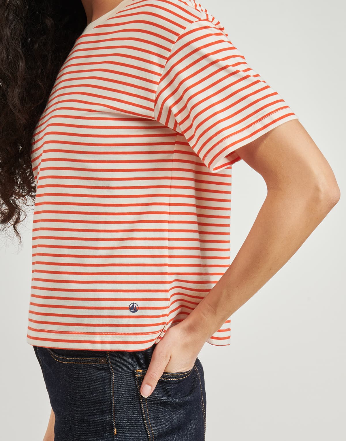 Women's T-Shirts Petit Bateau Red