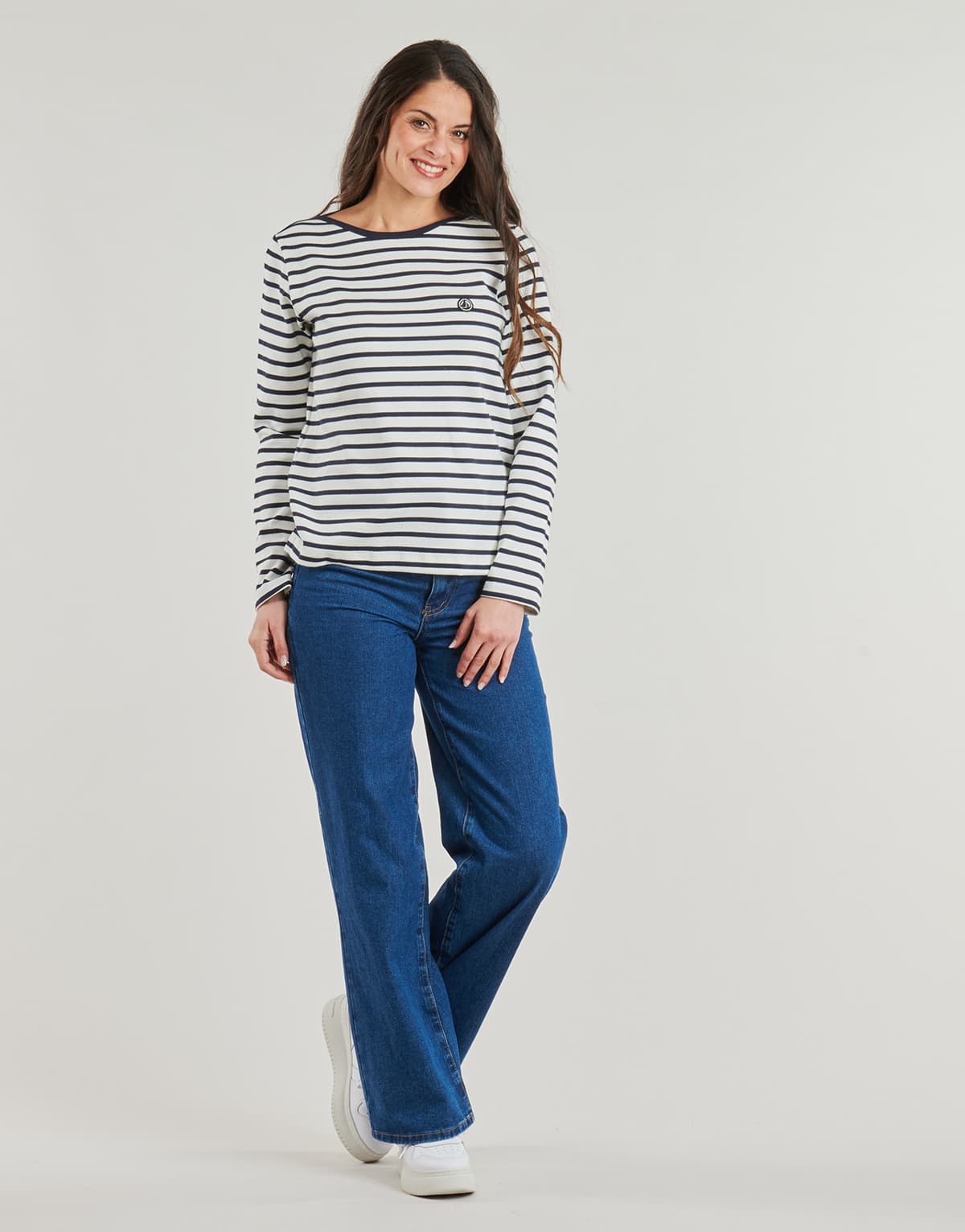 Women's T-Shirts Petit Bateau Blue