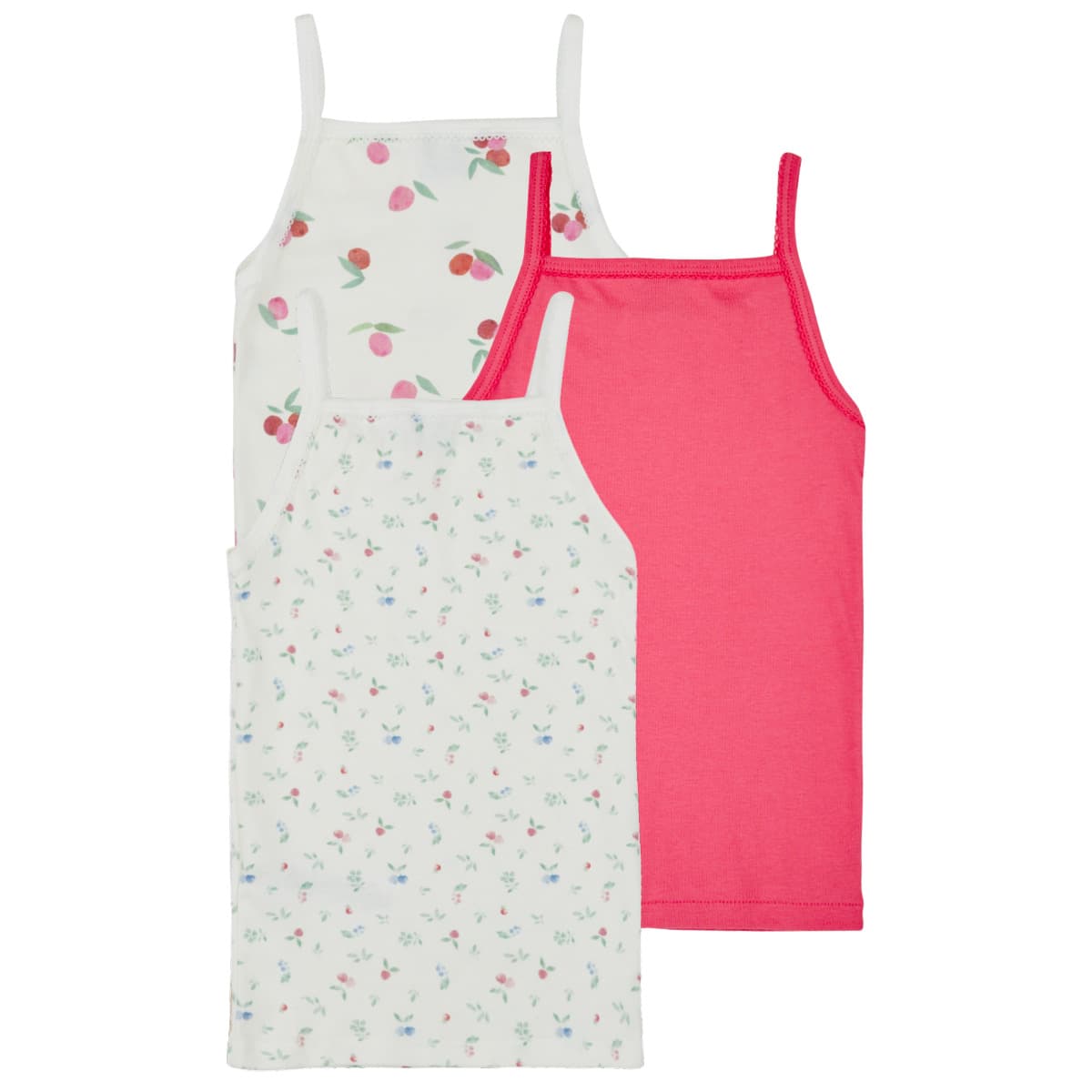 Girls' Sleeveless Tops Petit Bateau Pink