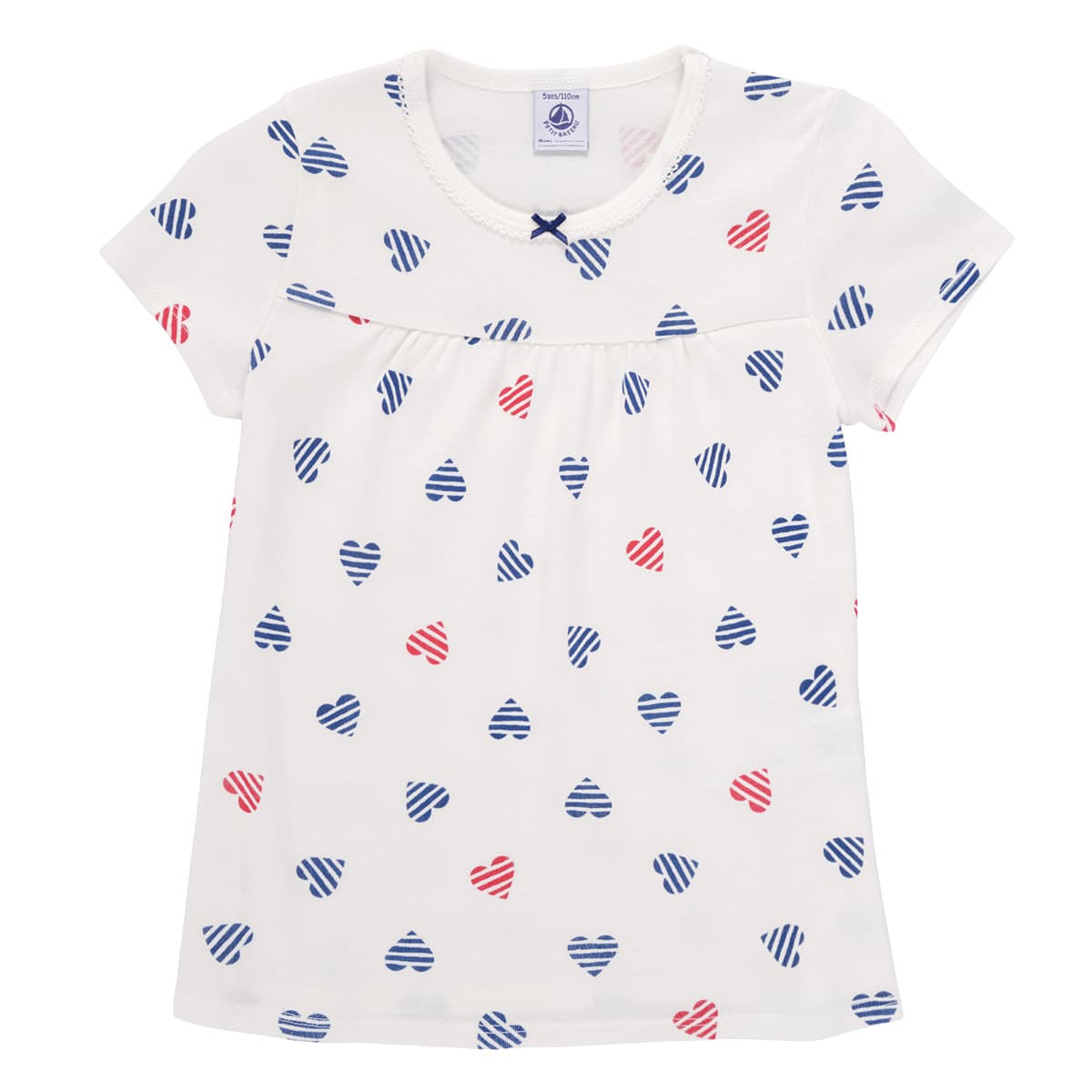 Girls' Pajamas Petit Bateau White