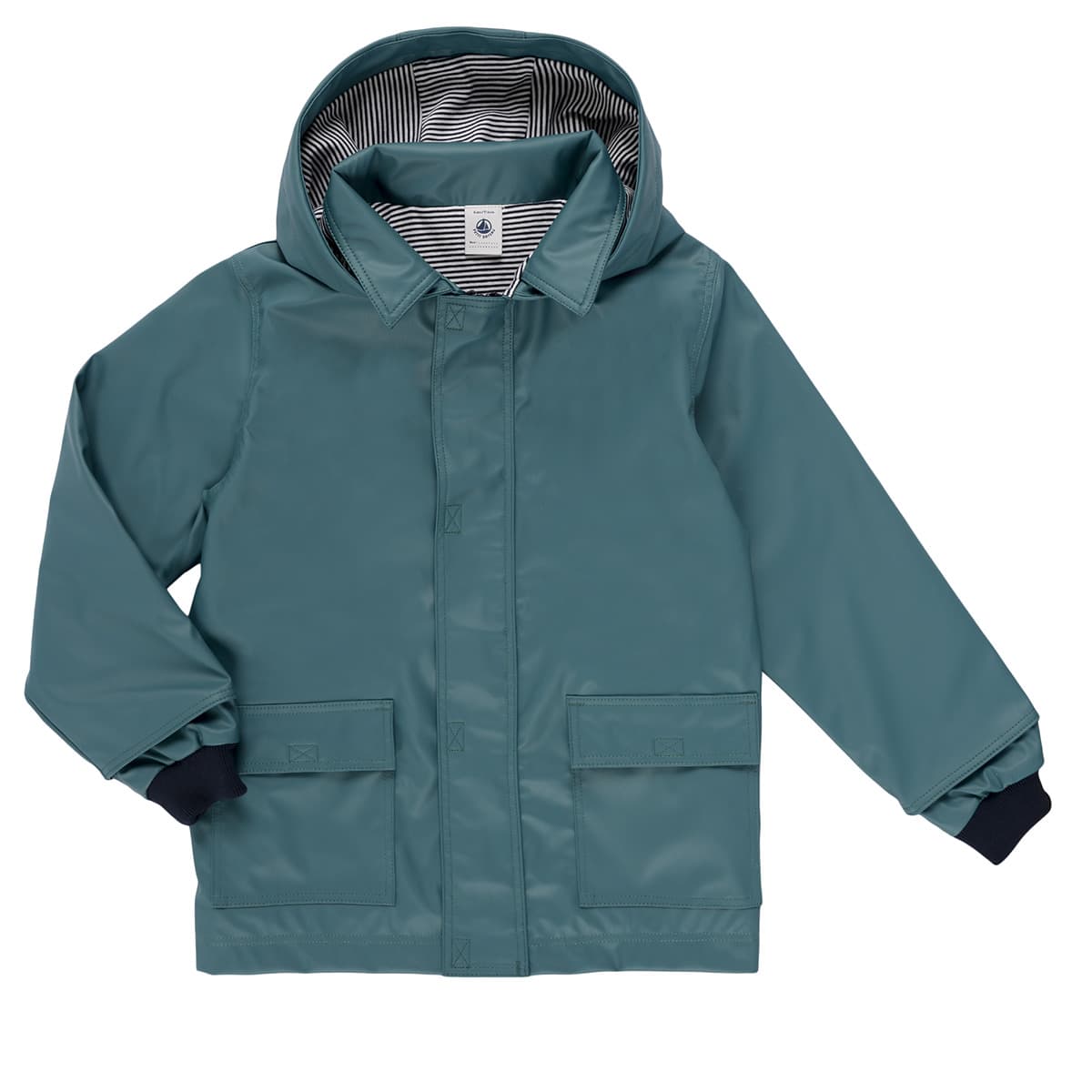 Boys' Parkas Petit Bateau Green