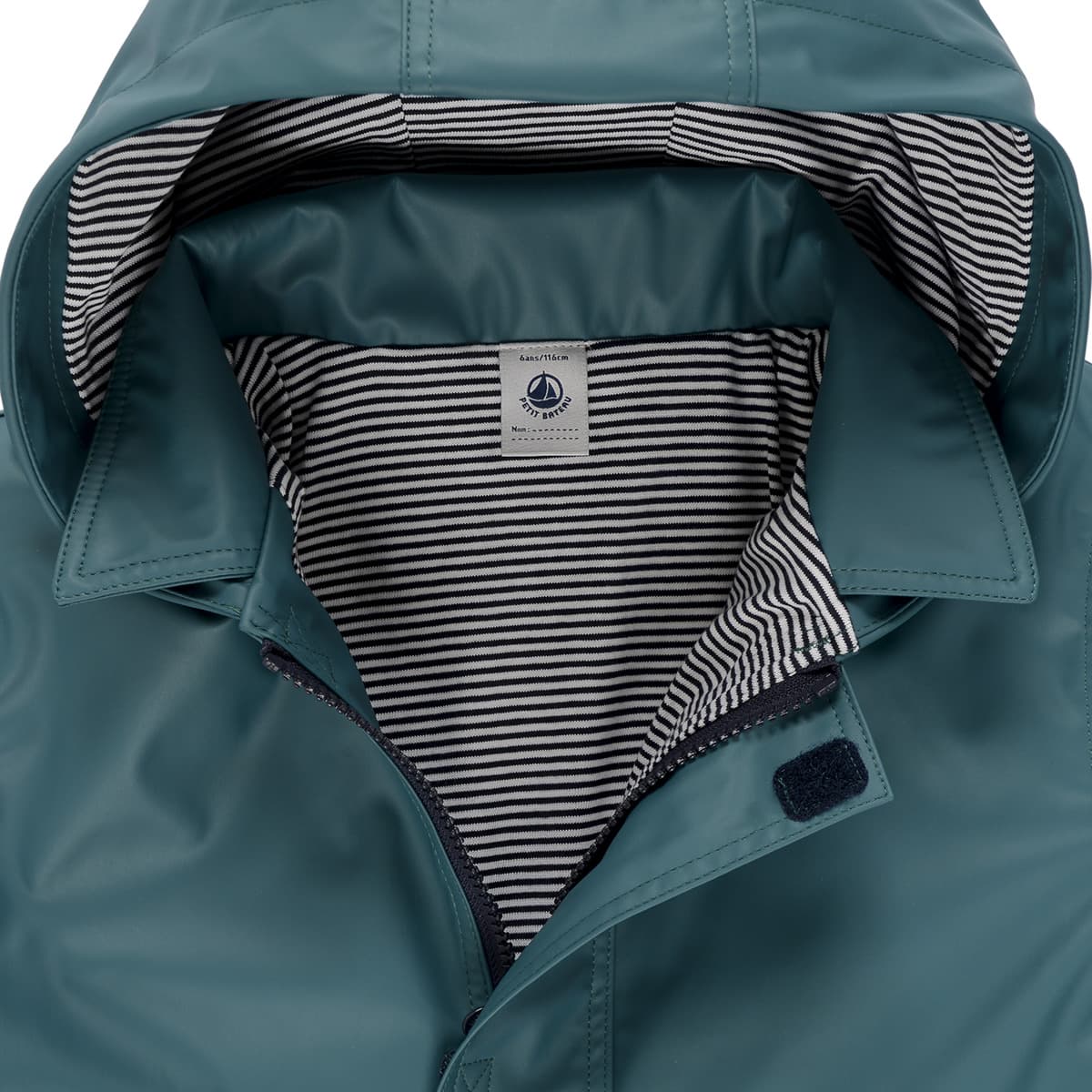 Boys' Parkas Petit Bateau Green