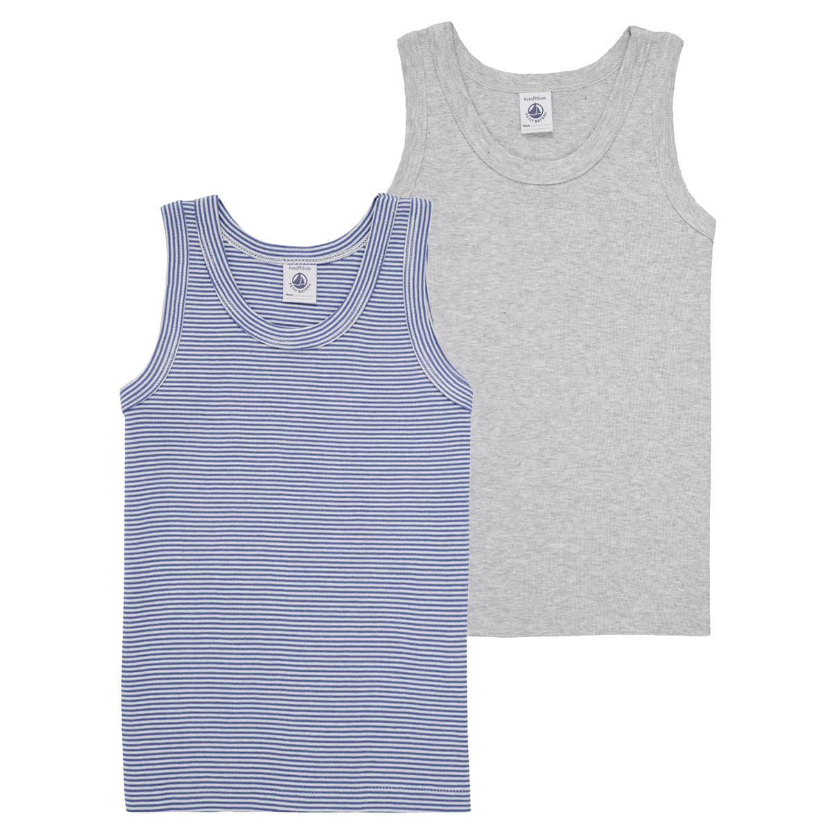 Αμάνικα/T-shirts χωρίς μανίκια Petit Bateau 2 DEBARDEURS