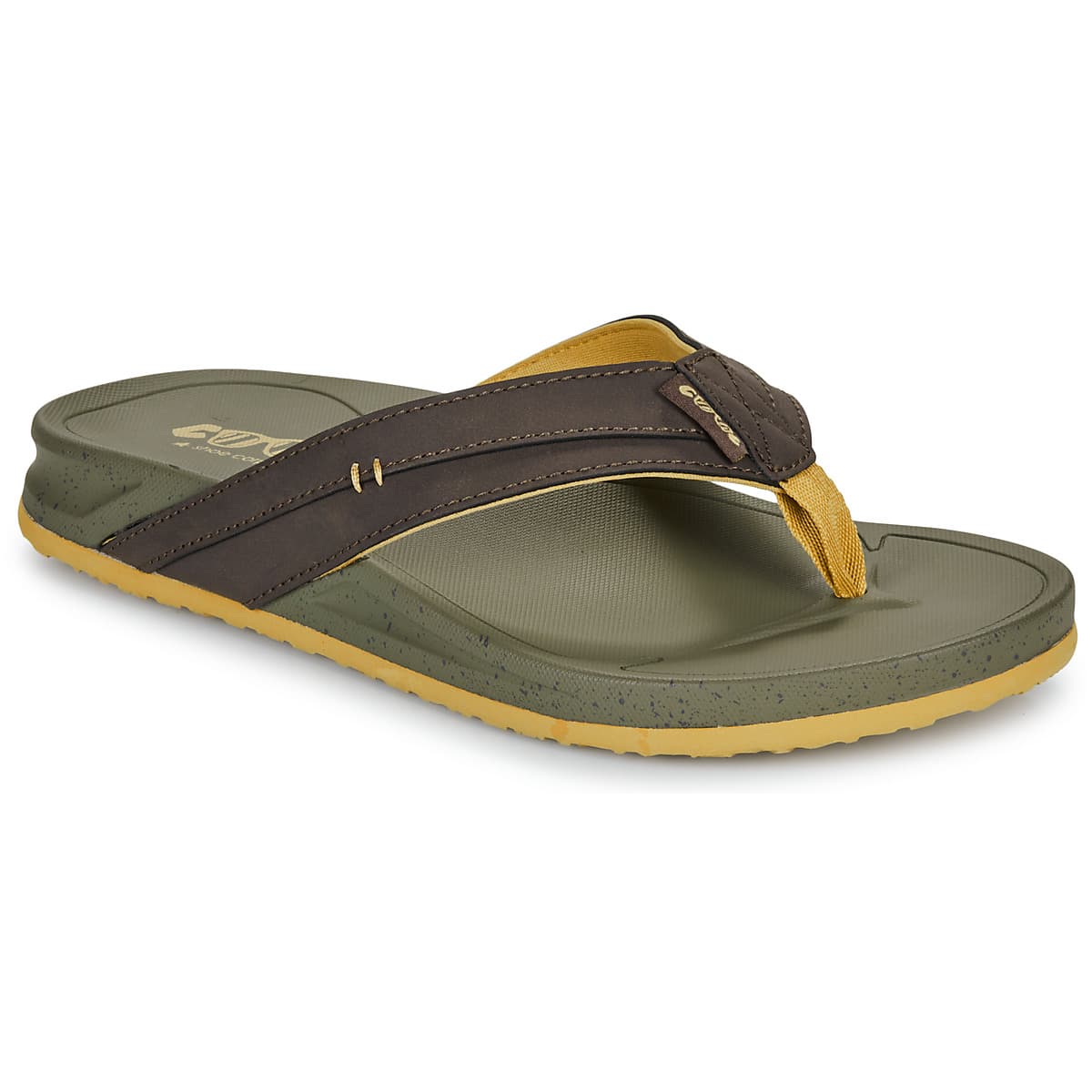 Men's Flip Flops Cool shoe Khaki
